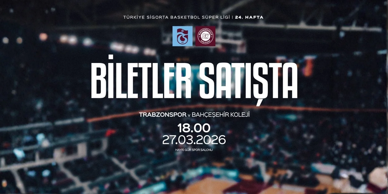 Trabzonspor-Bahçeşehir maçı biletleri satışta